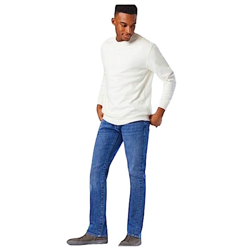 MAVI Men’s Zach Straight Leg Classic Wash Blue Jeans size 34 x 32‎